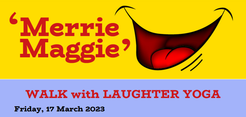 Merrie Maggie Walk with Laughter Yoga